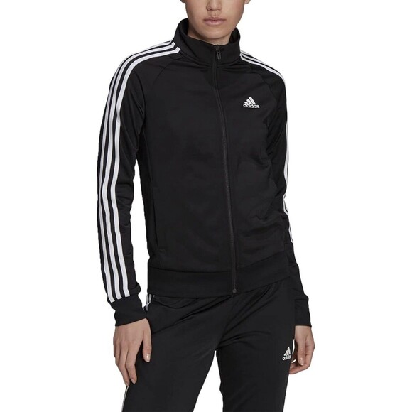 adidas Tops - adidas Primegreen Essentials Warm-Up Slim 3-Stripes Track Jacket Size Small